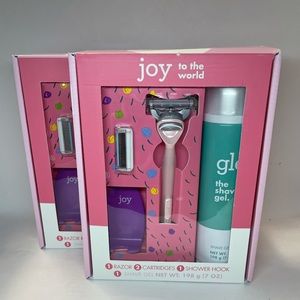Gillette Joy Women’s Razor and Shaving Gel Set - 2pack bundle BRAND NEW